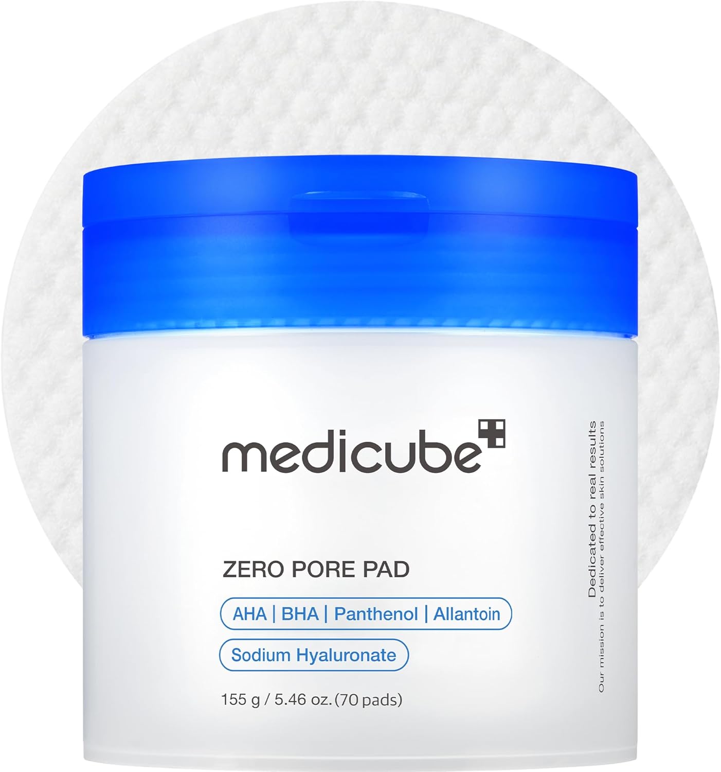 Medicube Zero Pore Pads 2.0, almohadillas de tóner facial de doble textura para exfoliación y cuidado de poros